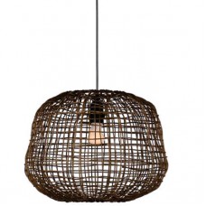 Φωτιστικό Κρεμαστό Φ30cm E27 230V Rattan 4104-B
